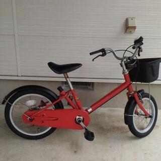 【お洒落な無印良品の自転車・年中～小学1年生推奨】こども用自転車の画像