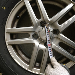 TOYOTAシエンタのアルミホイール、スタッドレスの画像