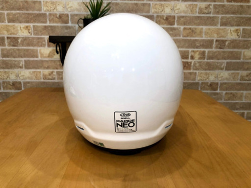 アライ　ラパイドネオ白　59-60cmＬ　試着のみ使用　RAPIDE-NEO