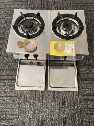 Rinnai/リンナイ 2口ガスコンロ RTS-2CT-L　都市ガス