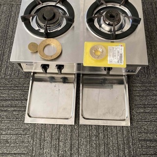 L2★リンナイ★都市 ガステーブル RTS-2CT-L 業務用★訳あり Rinnai⁄リンナイ 2口ガスコンロ RTS-2CT-L 都市ガス