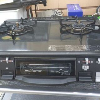 プロパンガステーブル 2016年製 IC-N90KB-R 右強火力コンロ ガスコンロ