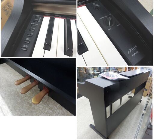 電子ピアノ ヤマハ アリウス ARIUS 2015年製 YDP-162 椅子付き 取説付き 鍵盤88 音楽 YAMAHA 黒 ペイペイ