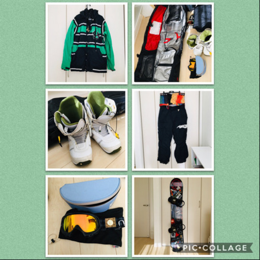 【まとめ売り】スノボー一式　Burton 板　ブーツ　ケース