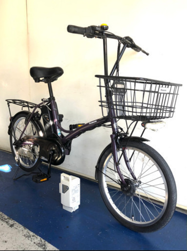 パナソニック　シュガードロップ 20インチ 8ah 6.6ah バッテリー2本 電動自転車