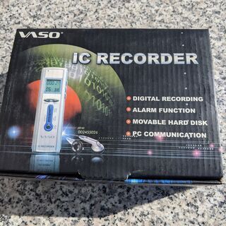 シンプル　IC レコーダー：ボイスレコーダー　（VASO製）
