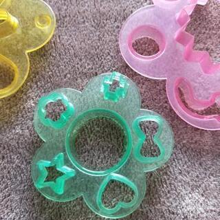 キャラ弁に！型抜き3個の画像