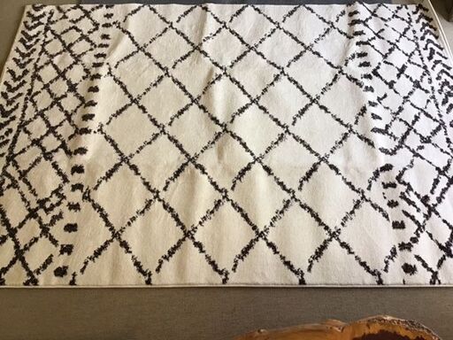 新品未使用品　トルコ製アクセントラグ　ウィルトン織