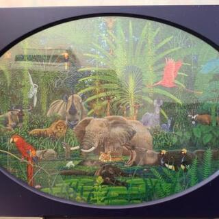 動物パズル🐘額縁付き☆