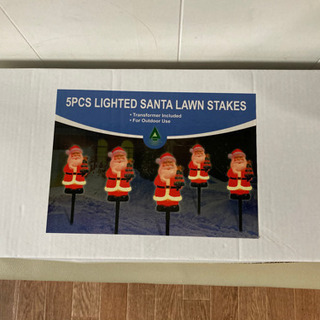 決まりました。大幅値下げ　新品　未開封クリスマスガーデンサンタ5...