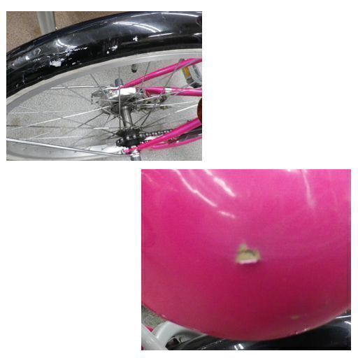 22インチ 子供自転車 ピンク×黒 女の子向け ジュニア キッズ 西岡店
