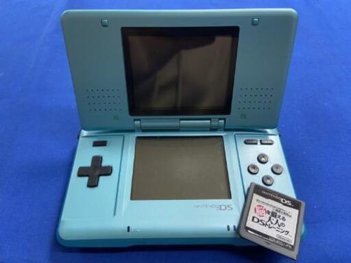 (*^▽^)/二日間限定価格！！★大人の脳トレカセット付*☆ライトグリーン♪中古《Nintendo-DS本体のみ》