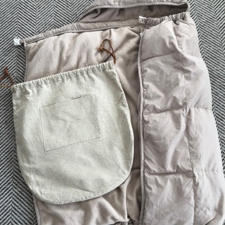 最終値下げ‼️ベビー用　防寒ケープ　ダウン　内側フリース