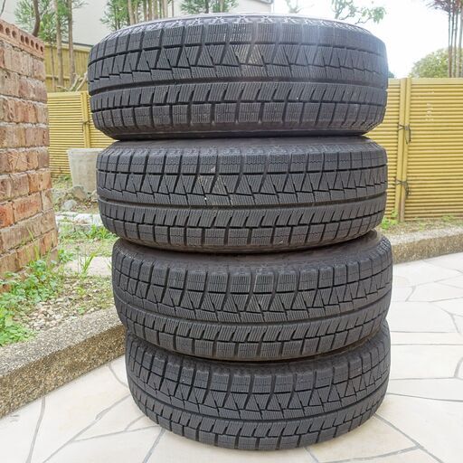 ブリヂストン タイヤ BLIZZAK REVO GZ 195/65R15 91Q 冬タイヤ スタッドレス 雪道 4本セット Blows valetアルミホイール付き 直取引のみ