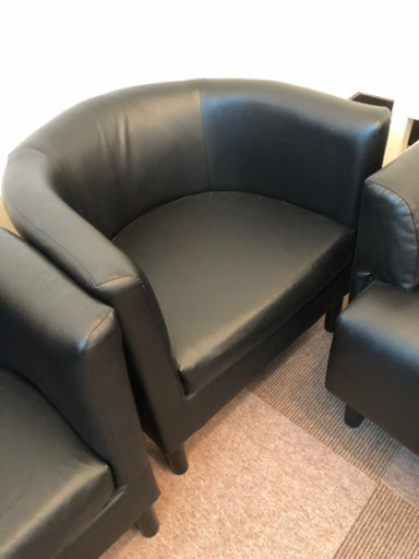 美品⭐︎応接セット(1人掛け2個、2人掛け1個、テーブル1台)