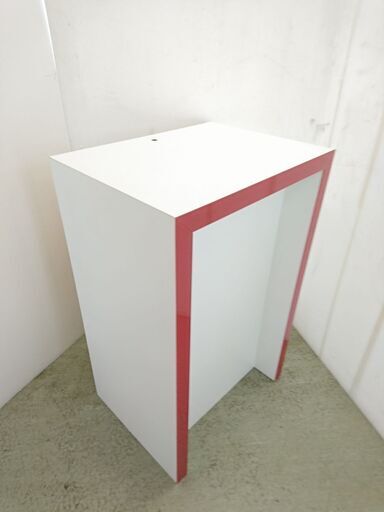 山口) 下松市より カウンター(赤) BIZGM26H（オフィス家具専門店）