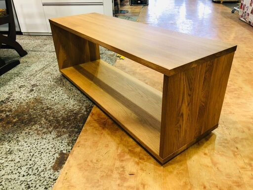 無印 木製テーブルベンチ オーク材