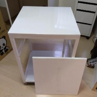 【12月4日で廃棄】スチールラック　プリンター棚　キャスター付き