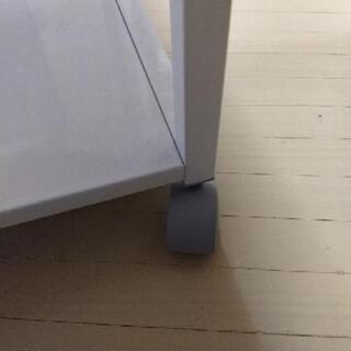 【12月4日で廃棄】スチールラック　プリンター棚　キャスター付きの画像