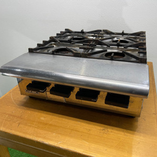 オザキ/OZAKI 業務用 卓上型 ガスコンロ 4口 LP(プロパンガス) 店舗