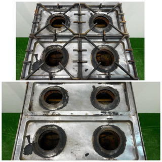 オザキ/OZAKI 業務用 卓上型 ガスコンロ 4口 LP(プロパンガス) 店舗