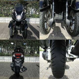 ★ワイドトレッド普通免許仕様トリシティ125/SE82J/ヘッドライトLED/グリップヒーター★東京/大田区 ☆ワイドトレッド普通免許仕様トリシティ125/SE82J/ヘッドライトLED