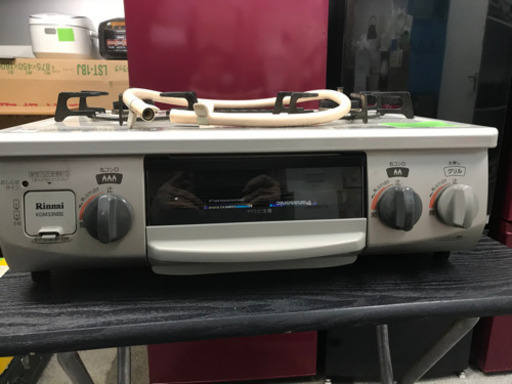 Rinnai 都市ガス　2017年製　左強火　ガスコンロ　リンナイ