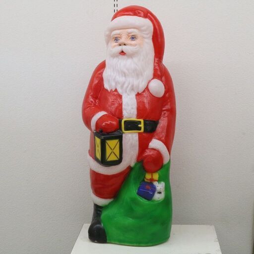 サンタクロース　ライト　置物　照明　ディスプレイ　店頭　飾り　電飾　イルミネーション　サンタ　クリスマス　電球