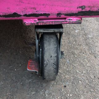 ★中古★※直接引取限定※カゴ台車　業務用　１８００×１１００×８００　ストッパー付きの画像