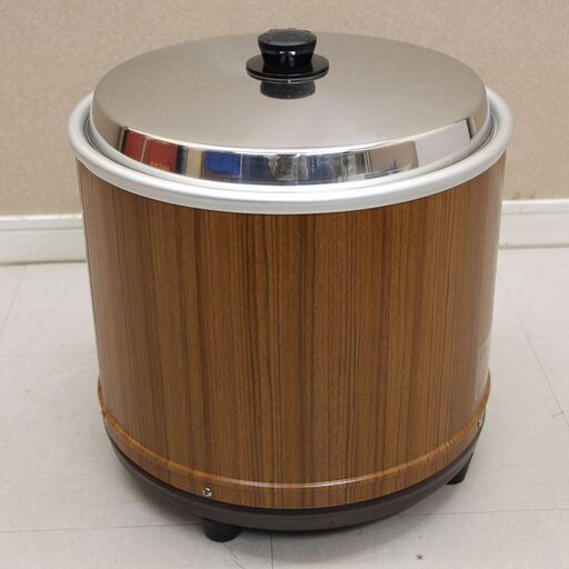 熱研 エバーホット 電気びつ 業務用保温器 K-30型 ブラウン 3升用(J790sxY)①