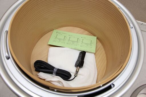 熱研 エバーホット 電気びつ 業務用保温器 K-30型 ブラウン 3升用(J790sxY)①