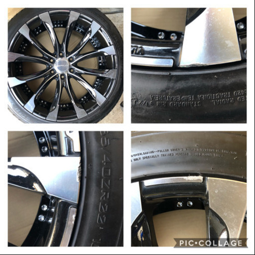 WALD ジャレット JC11-C HAIDA 265/40ZR22