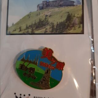 美ヶ原王ヶ頭ホテルピンバッチ2個の画像