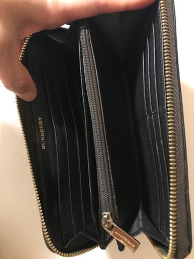 バーバリー　長財布　