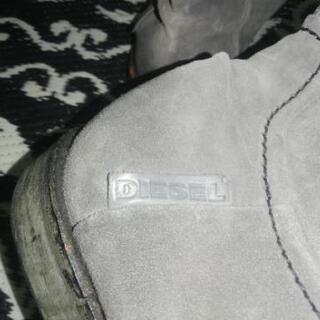DIESEL メンズブーツ グレー サイズ44？の画像