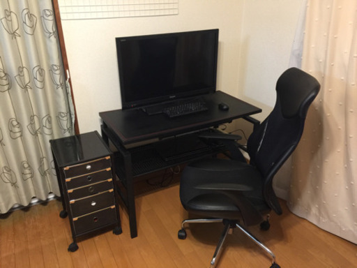 パソコンデスク3点セット