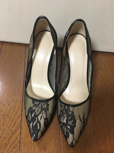 ジミーチュウ風レースピンヒール
