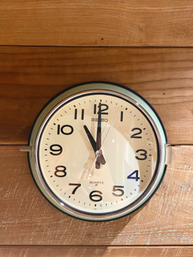 美品 SEIKO セイコー  バスクロック 防塵防湿 ヴィンテージ  レトロ