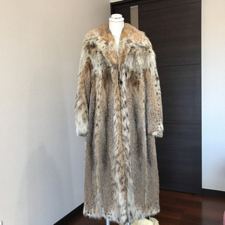 リンクスキャット毛皮ロングコート