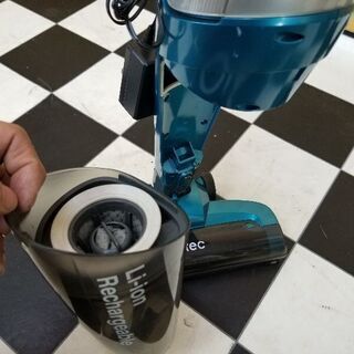 dretec 充電式サイクロンクリーナー クリンストームプラス VC-104 ブルーの画像