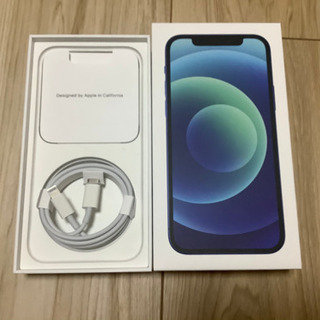 IPhone12 apple 128gb simフリー　ブルー