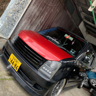 N-Design バットフェイスボンネット (mh21、22ワゴン用)の画像