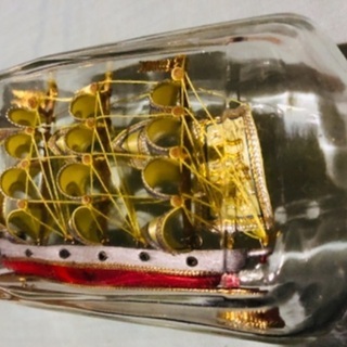 ⚓️ボトルシップ　手作り　一点物