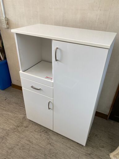 早いもの勝ち！　キッチンボード ホワイト 横幅80 高さ115 奥行40  都内近郊配送可能 埼玉県八潮市 東京都東村山市