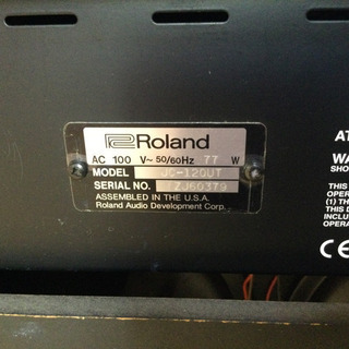【引取り限定】欲しい方がいないようなので廃棄予定です　ギターアンプ　Roland  JC−120 少々難ありの画像