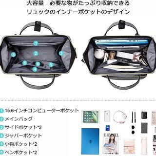 新品未開封　リュック　マザーバッグの画像