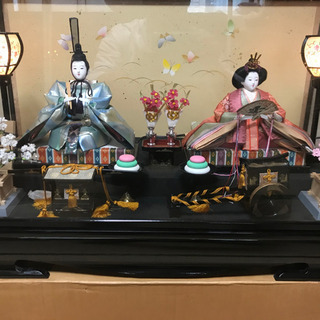 お雛様　男雛、女雛の画像
