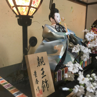 お雛様　男雛、女雛の画像