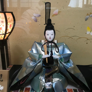 お雛様　男雛、女雛の画像