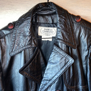 ジョナサン・クリストファー（Jonathan Christopher） 本革トレンチコート